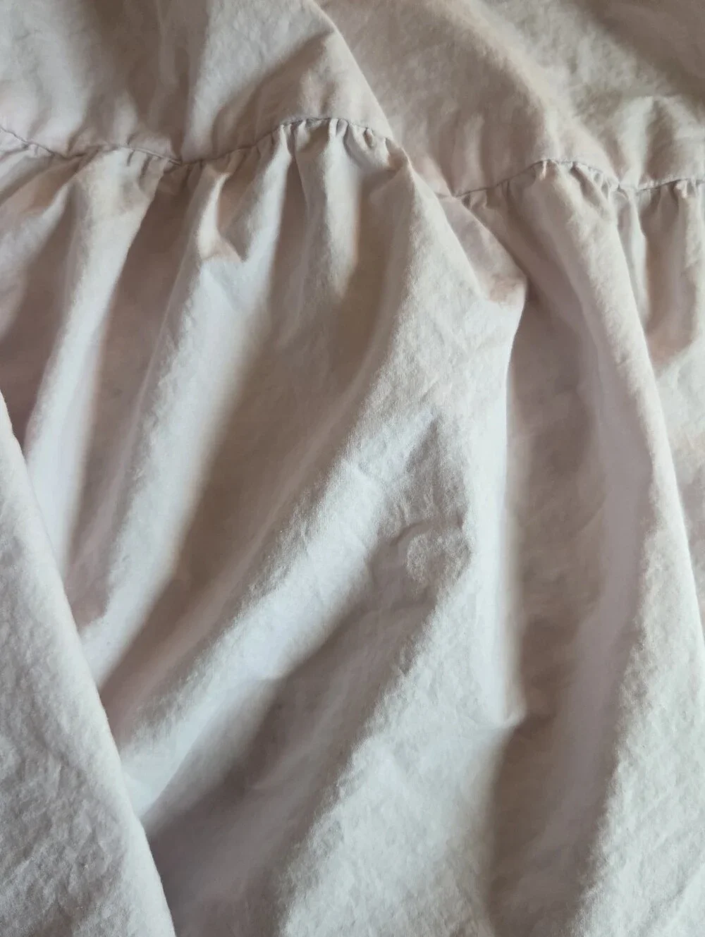 Simply Shabby Chic Soft Pink Ruffled Cotton Curtain Panel Elegant Floral Pattern